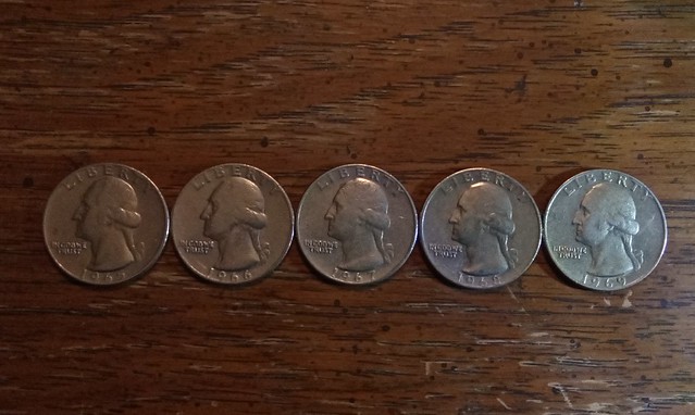 1965-1969 Copper-Nickel Clad Quarters