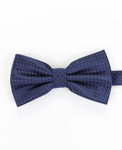 FN-065 Navy blue color paisley design Micro Fibre Bow Tie ,hankie and necktie set