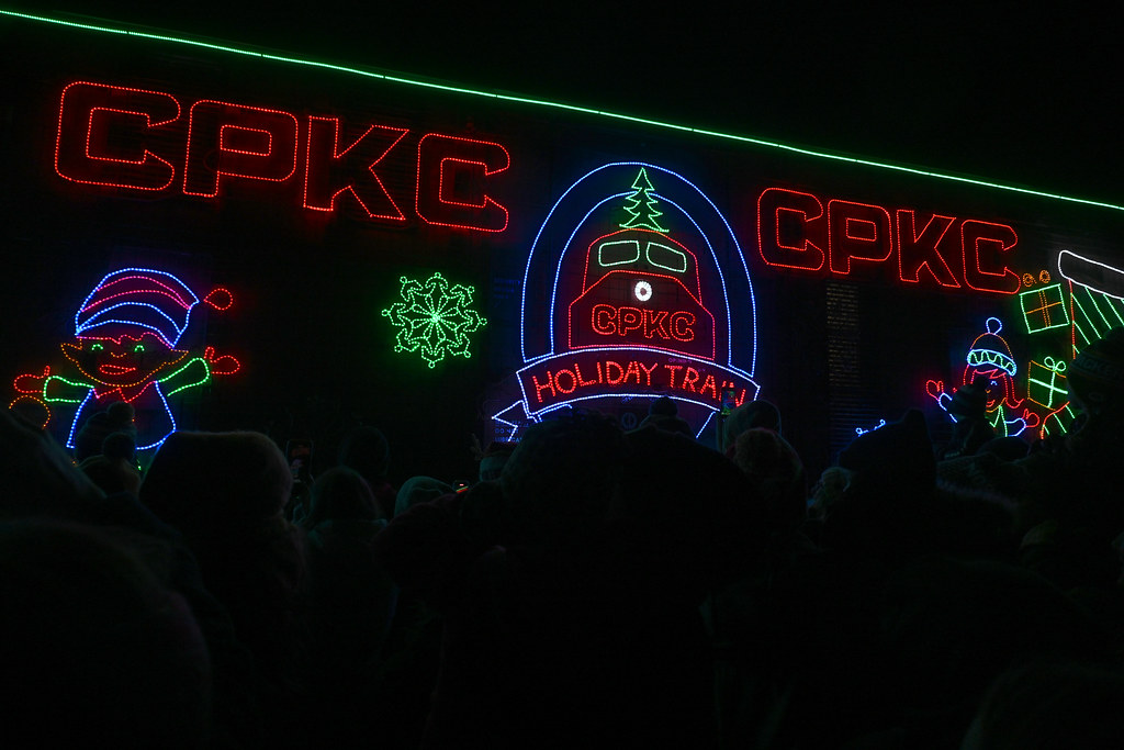 CPKC Holiday Train visit to St. Louis Park