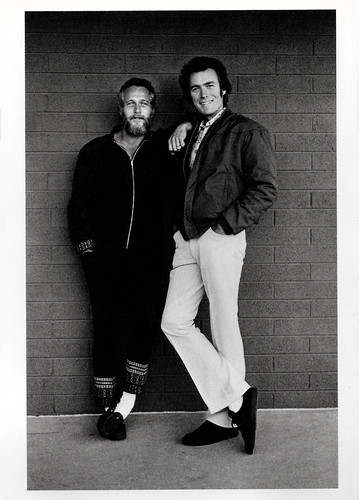 Paul Newman and Clint Eastwood