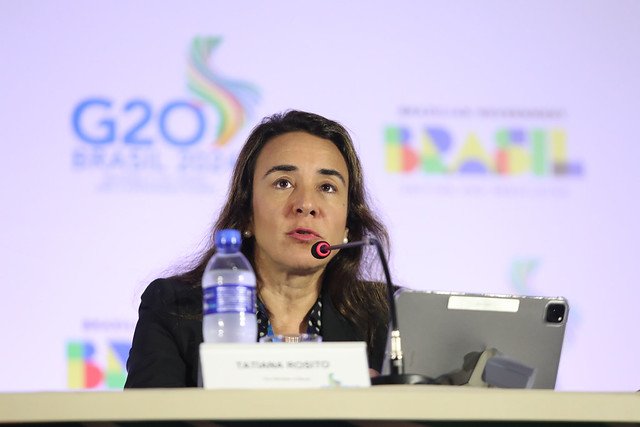 26/02/2024 - Briefing G20 com secretária de Assuntos Internacionais, Tatiana Rosito