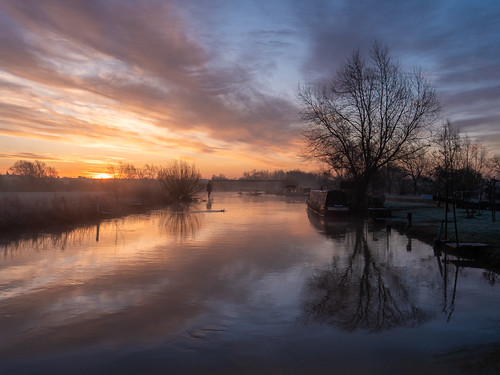 Sileby Mill sunrise. Leicestershire. by Matthew Francis Leader, mist mirrorless gh5 lumixgh5 leicestershire sileby sunrise landscape river soar mill panasonic river