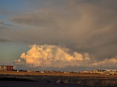 February 22, 2024 - Impressive storm cloud to the east. (David Canfield)