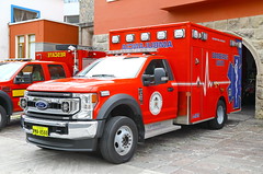 Ford F450 Ambulance Feuerwehr Quito in Quito 20.1.2024 0323