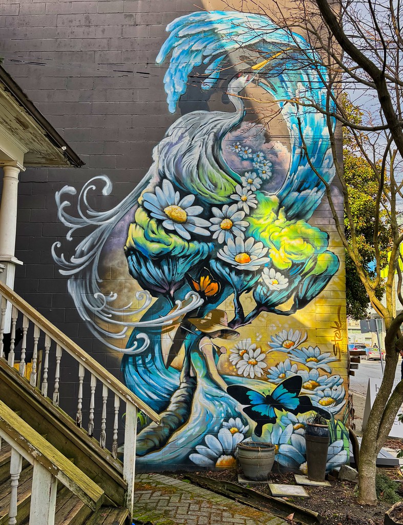 2024 - Vancouver - Sneaks Up Mural by Steve Hornung