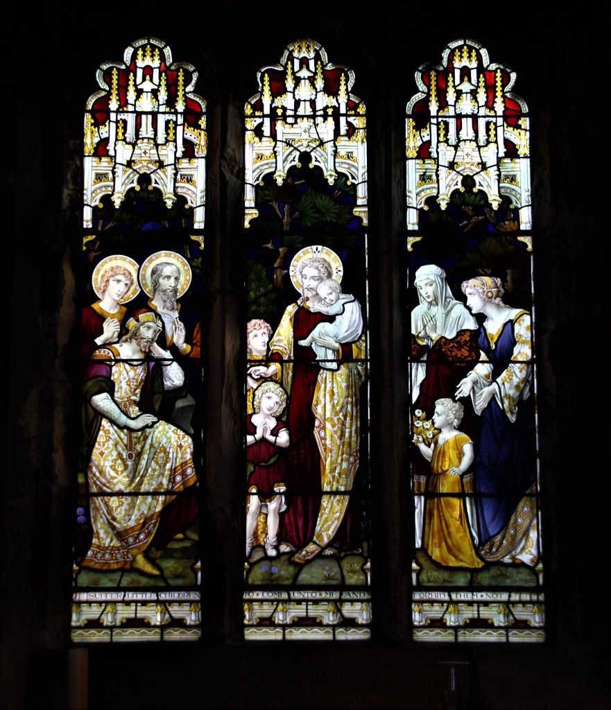 Stained Glass Window, All Saints' Church, Cawood, North Yorkshire, England.