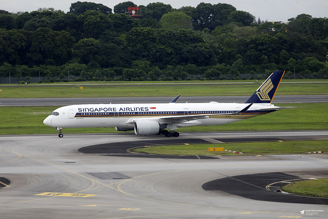 9V-SHH Airbus A.350-941, Singapore Airlines, Changi Airport, Singapore