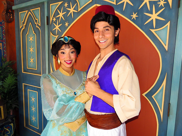 Princess Jasmine and Aladdin