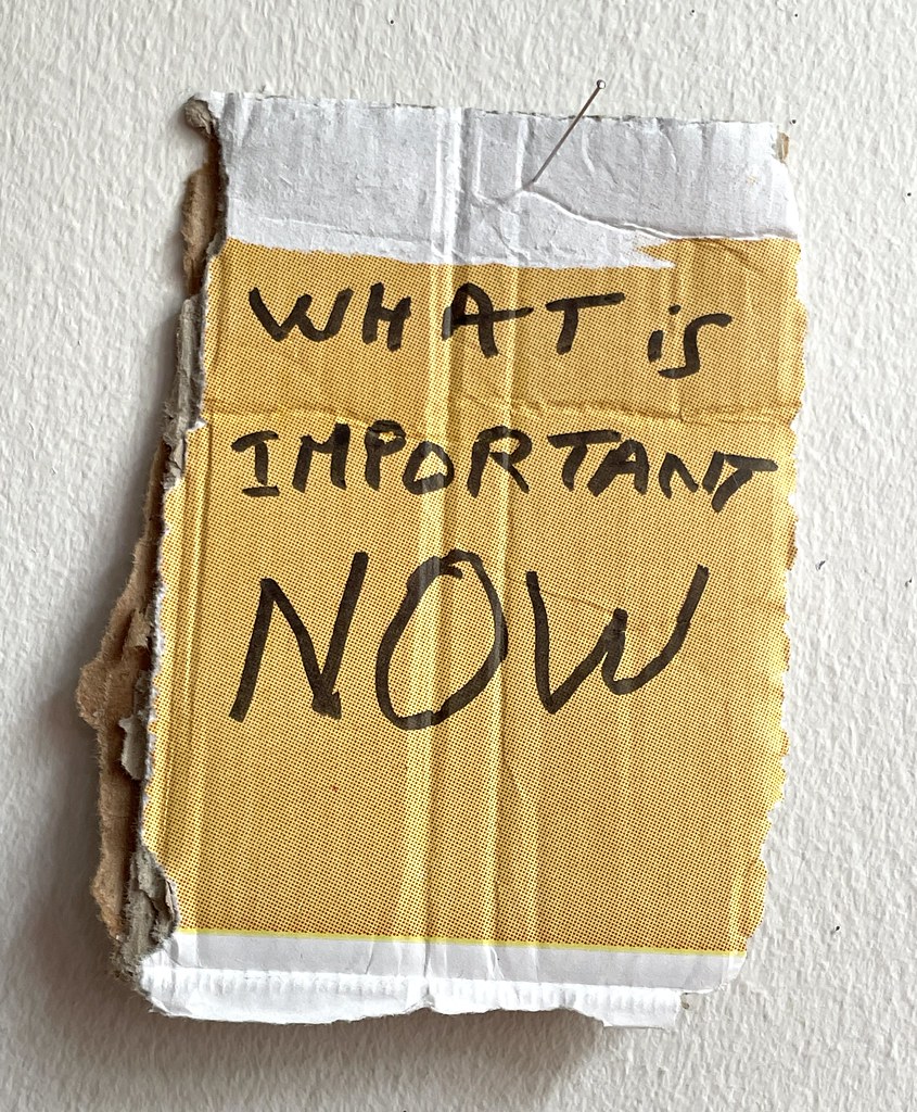 What is IMPORTANT NOW ?.