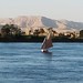 Felouque sur le Nil en fin d