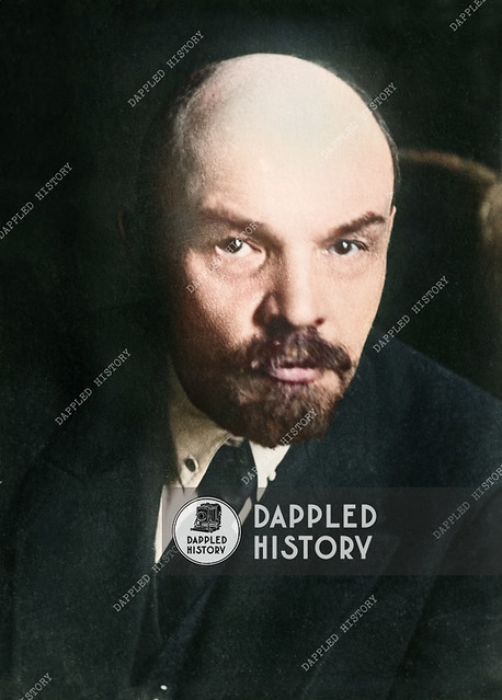 Soviet leader Vladmir Lenin. Between 1920-1925. By Viktor Bulla. Published by Bain News Service.