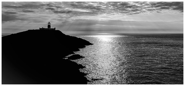 Silhouette -  Strumble Head Lighthouse