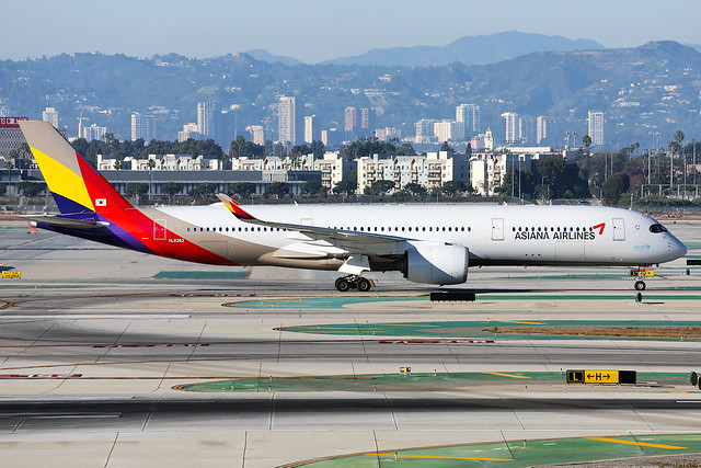 Asiana Airlines | Airbus A350-900 | HL8383 | Los Angeles International
