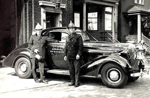 Historical photo of Chicago Fire Department.