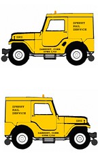1965 Jeep CJ-5 Sperry Rail Service (SRS) hi-rail truck