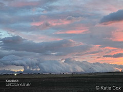 February 27, 2024 - Before the storm, crazy cool clouds. (Katie Cox)