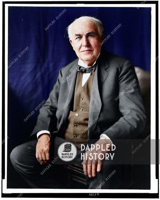 Thomas Alva Edison. Year: c1922. Photographer: Bachrach