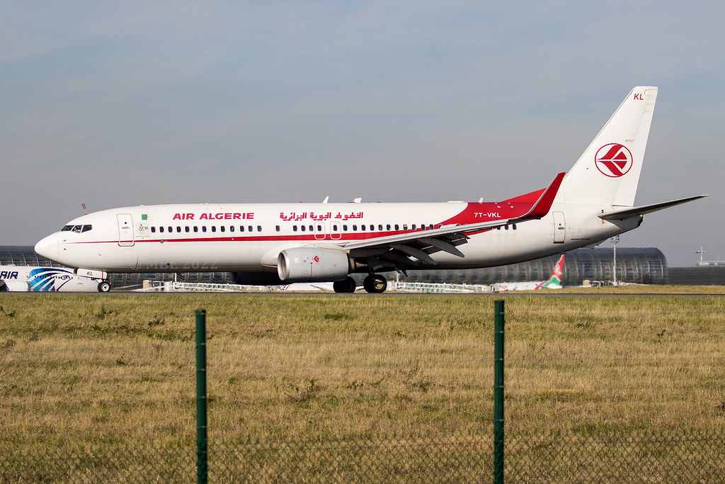 7T-VKL | Air Algérie | Boeing B737-8D6(WL) | CN 60748 | Built 2015 | CDG/LFPG 04/10/2022