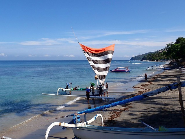 Just a Beach Scene. Mangsit, Sengiggi, Lombok, Indonesia