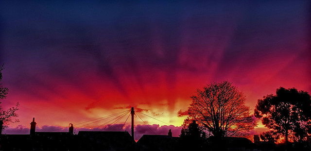Sunrise Over Garstang (Mobile Phone Image)