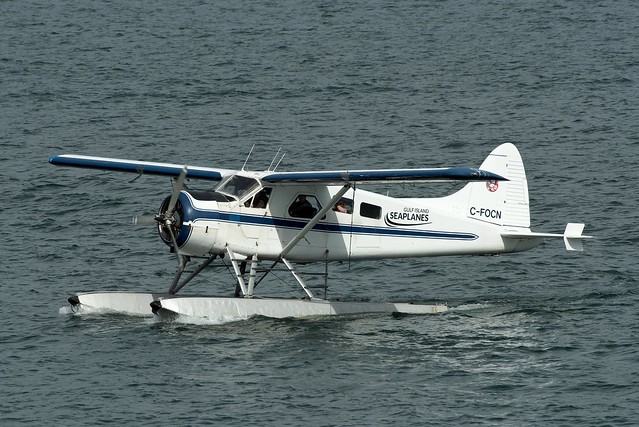 DHC2 C-FOCN Gulf Island Seaplanes left
