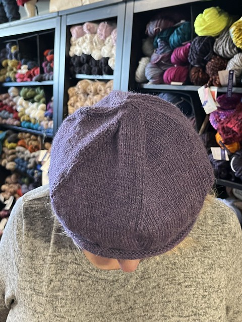 Libby (lmudrack) finished her Cashmere Beret by Churchmouse Yarns and Teas using Drops Lima.