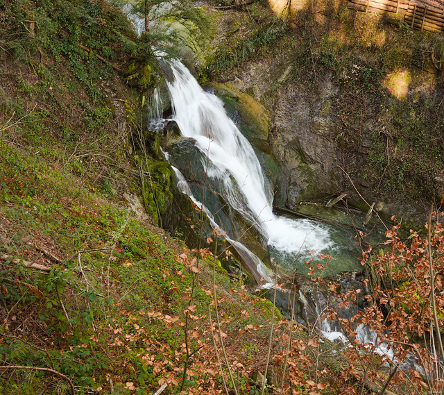 An unusual perspective on the last Taatobel waterfall