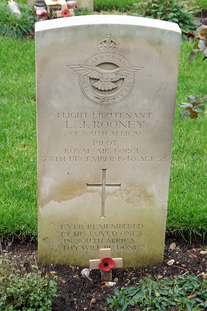 L.J. Rooney, Royal Air Force, 1940, War Grave, Benson