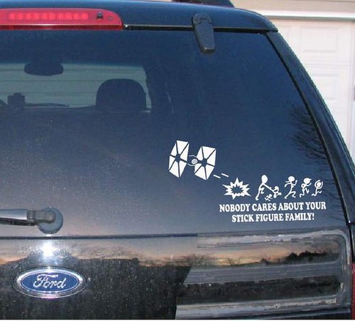 Star Wars Car Sticker