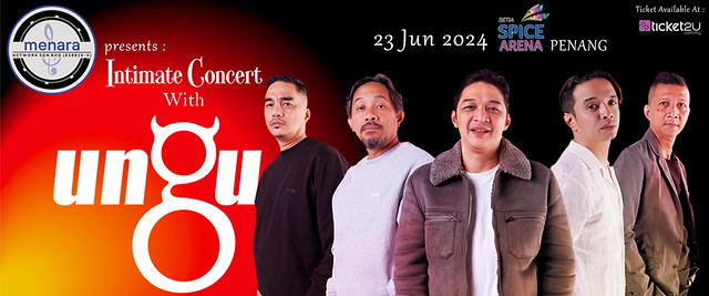 Konsert Intimate Concert with Ungu Live in Penang Dibawa oleh Menara Network