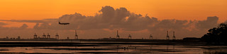 Port of Brisbane Sunrise Panorama