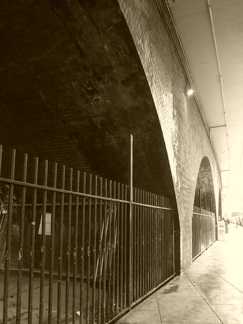 P2030684    Former railway viaduct arches on Trent Street Nottingham.   February 2024