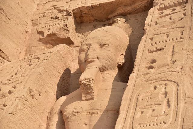 Egipto. Abu Simbel. Pequeño Speos. Templo de Nefertari dedicado a la diosa Hathor