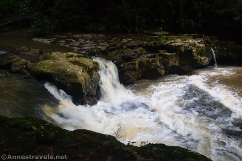 The waterfall on Glade Creek, 