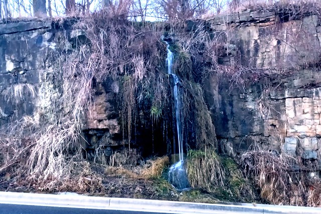 Springhill Falls at Sunset in Greensville section of Hamilton