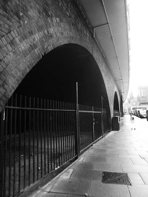 P2030688    Former railway viaduct arches on Trent Street Nottingham.   February 2024