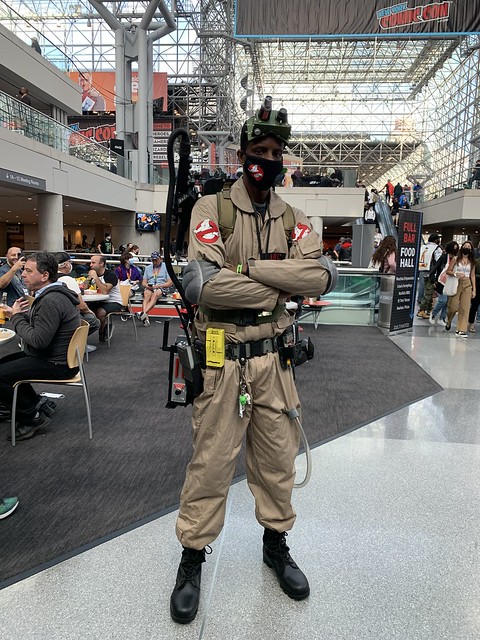 NYCC 2021 Ghostbuster Cosplayer
