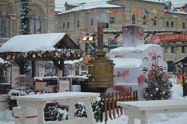The beloved New Year's GUM fair on Red Square is still open until March.