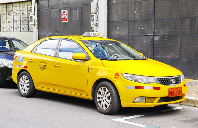Kia Taxi in Quito 21.1.2024 0345