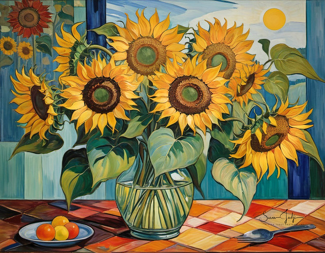 Sunflowers and Sunshine Feb 28 2024