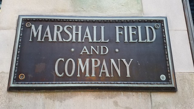 Marshall Field & Company sign