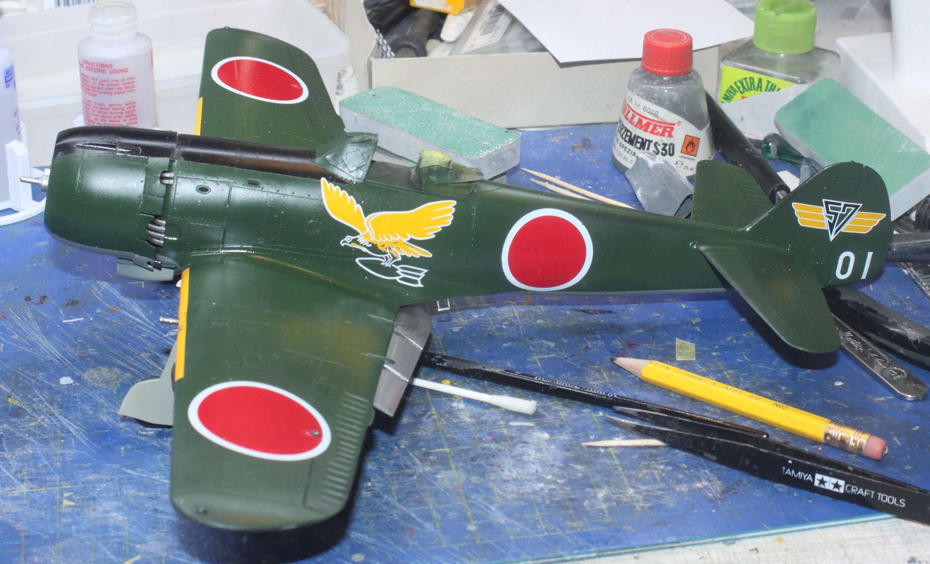 Nakajima Ki-84 Hayate (Frank), Hasegawa 1/32 - Sida 3 53558652920_c6493deea1_k