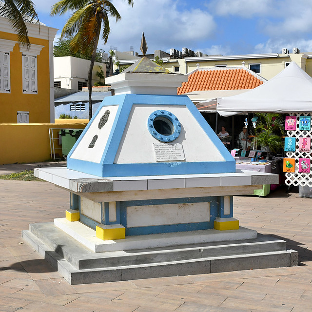 Lions Club Monument Time Capsule, Kaya Grandi, Kralendijk, Bonaire - 19 Jan 2024