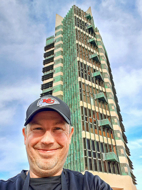 Yours Truly at Price Tower, 28 Dec 2022