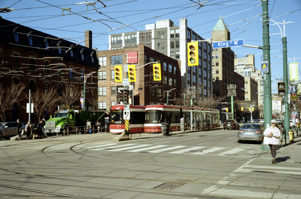 King and Spadina and Two 510s at the Intersection
