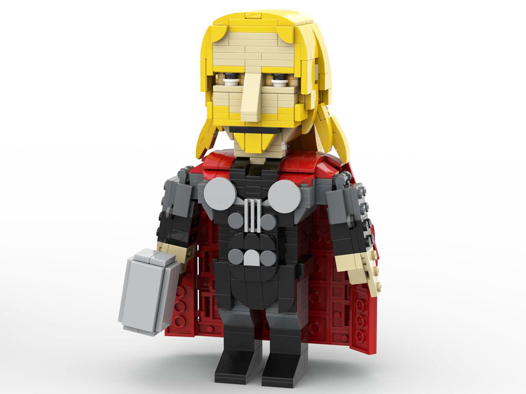 LittlebricksHeroes Thor Lego Figure 1 p