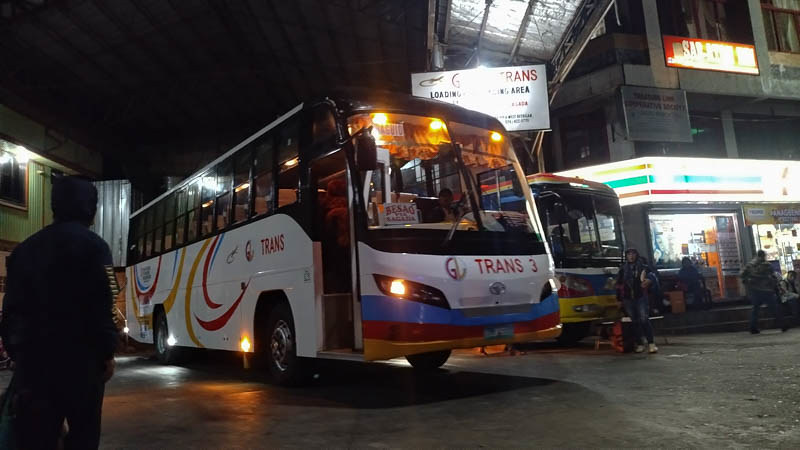 BUS FROM BAGUIO TO NORTHERN BLOSSOM FLOWER PARK