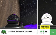 MadPea -  NEW! Starry Night Projector