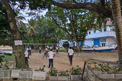 Evening Volleyball at the Institute -  - Galle Fort, Sri Lanka