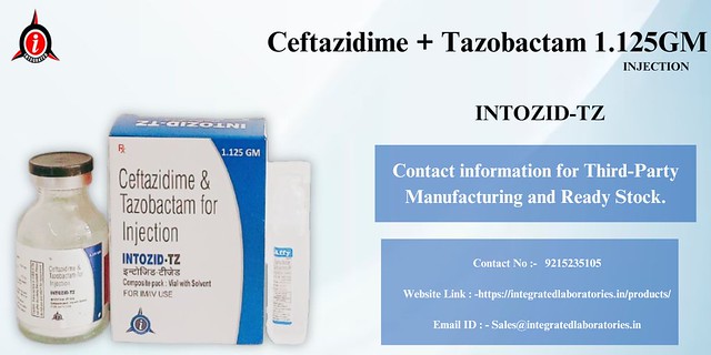 Ceftazidime + Tazobactam 1.125GM - 1